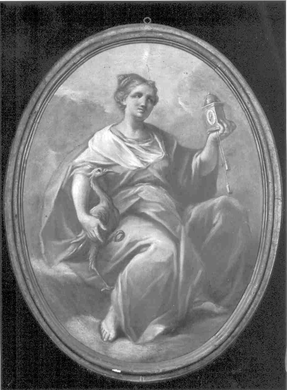 figura allegorica femminile (dipinto, opera isolata) - ambito veneto (seconda metà sec. XVIII)