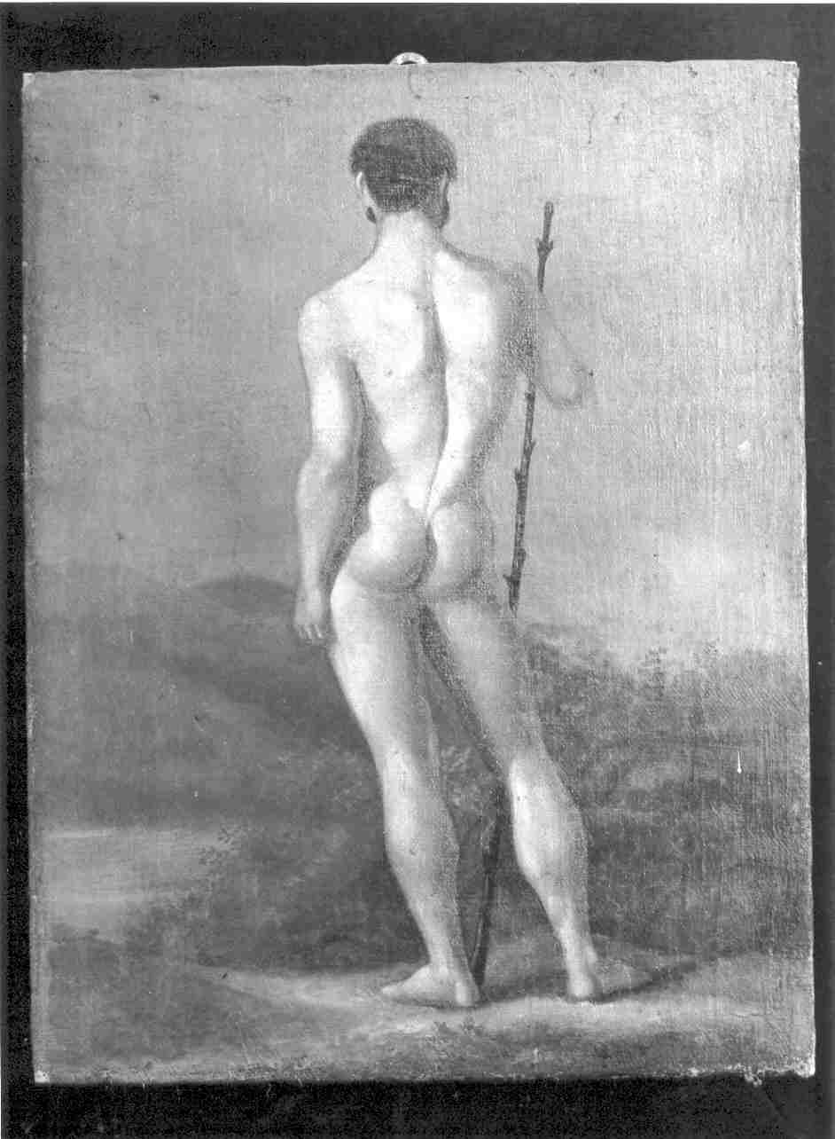 giovane nudo (dipinto, opera isolata) di D'Arco Carlo (secondo quarto sec. XIX)