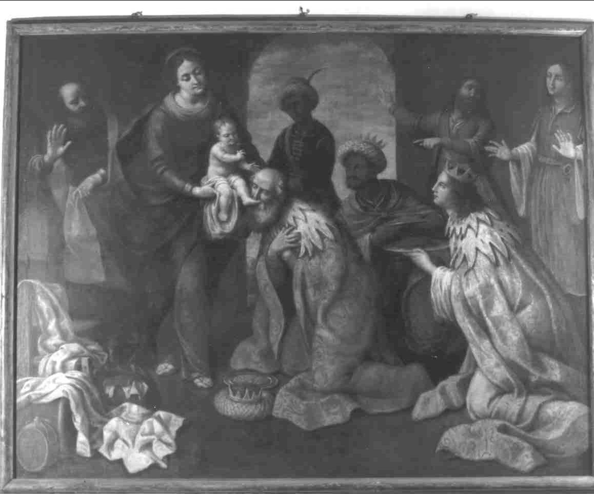 adorazione dei Re Magi (dipinto, opera isolata) di Venanti Giovanni (sec. XVIII)