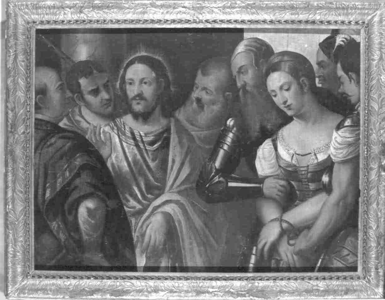 Madonna orante (dipinto, opera isolata) - ambito veneziano (fine/inizio secc. XVI/ XVII)