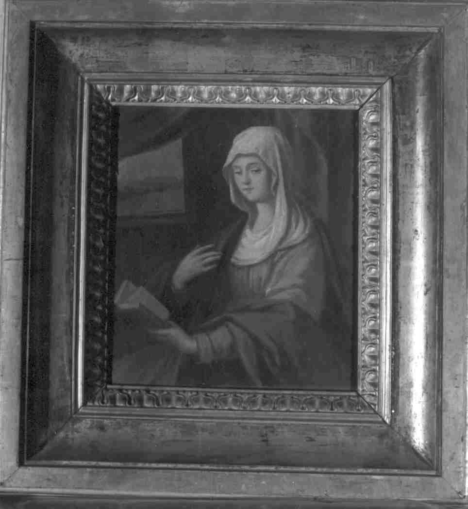 Sant'Anna con libro (dipinto, opera isolata) di D'Arco Giovanna (prima metà sec. XX)
