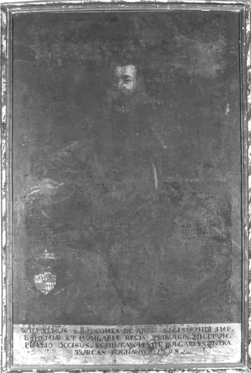 ritratto di Guglielmo d'Arco (dipinto, opera isolata) - ambito trentino (seconda metà sec. XVII)