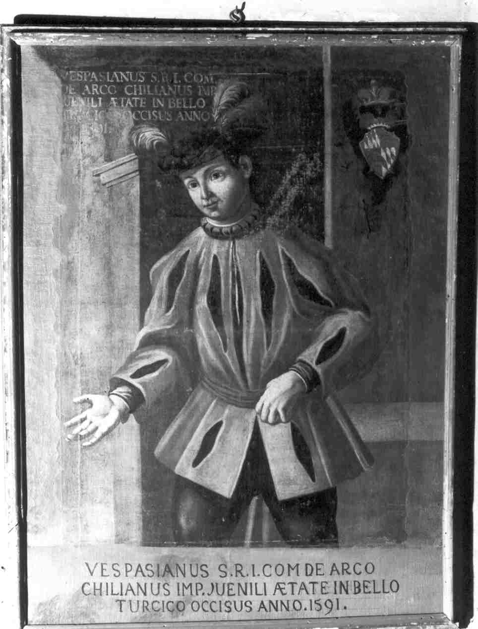 ritratto di Vespasiano d'Arco (dipinto, opera isolata) - ambito trentino (seconda metà sec. XVII)