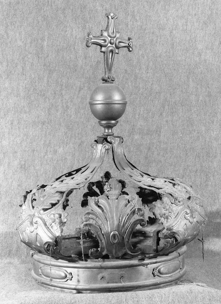 corona di tronetto per esposizione eucaristica - ambito mantovano (fine sec. XIX)