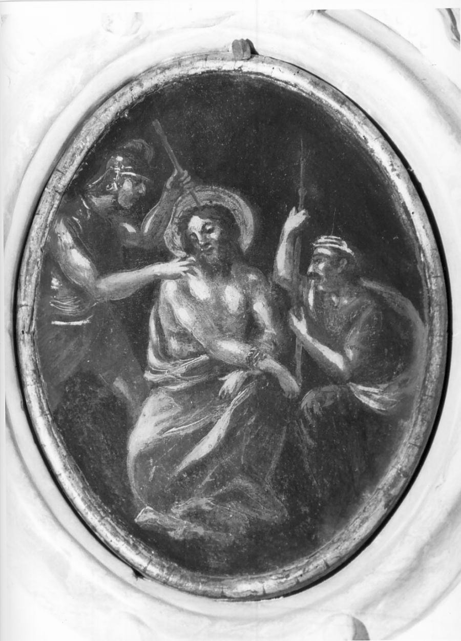 III mistero doloroso del rosario: Cristo coronato di spine (dipinto, elemento d'insieme) - ambito mantovano (sec. XVII)