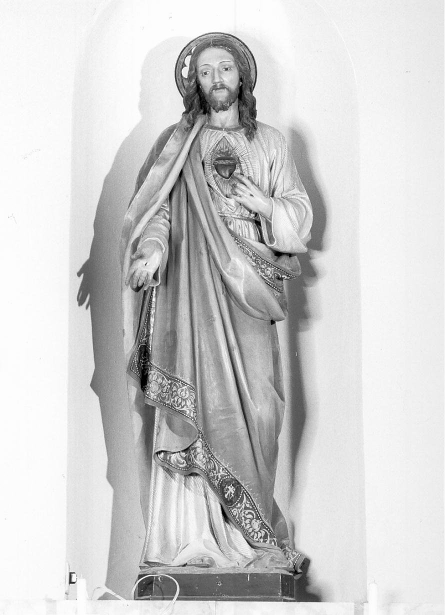 Sacro Cuore di Gesu' (statua) - ambito mantovano (primo quarto sec. XX)