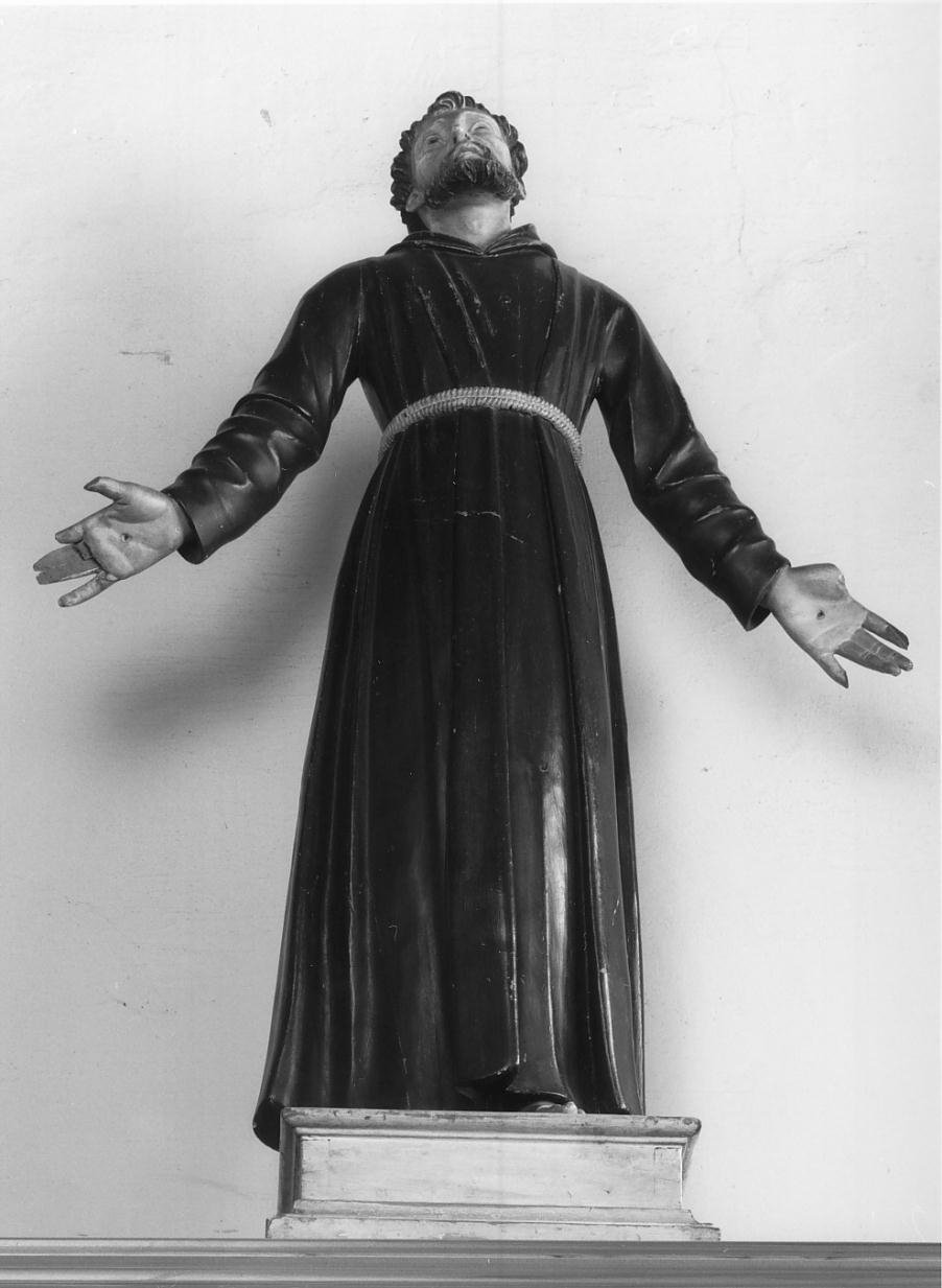 San Francesco d'Assisi (statua) - ambito mantovano (sec. XIX)
