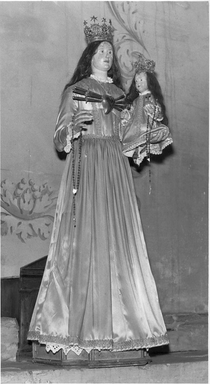 Madonna del Rosario (statua) - ambito mantovano (sec. XIX)