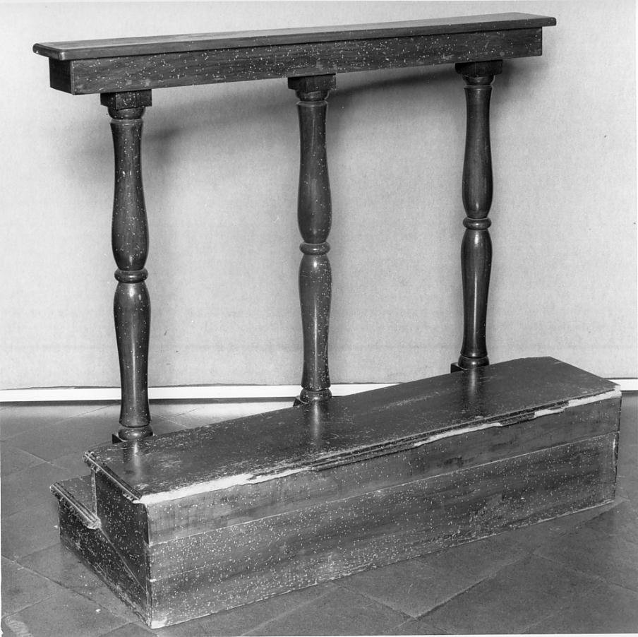 inginocchiatoio - ambito lombardo (sec. XIX)