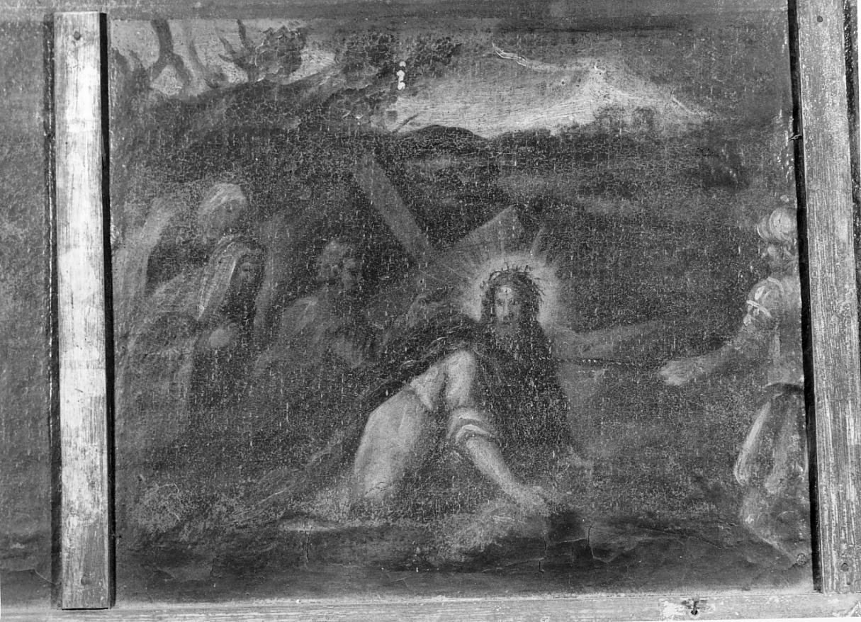 Salita di Cristo al monte Calvario (dipinto, elemento d'insieme) - ambito mantovano (sec. XVII)
