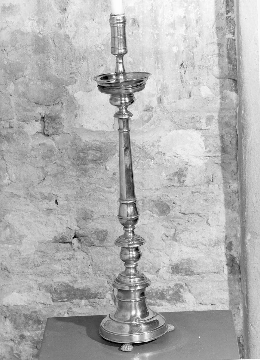 candeliere d'altare - ambito mantovano (prima metà sec. XIX)