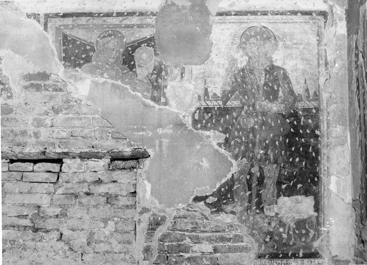 San Rocco/ San Bernardino da Siena (dipinto) - ambito mantovano (sec. XV)