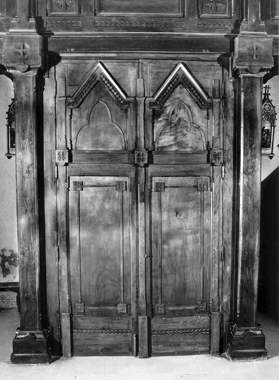 bussola d'ingresso, elemento d'insieme di Gilioli Arturo, Caleffi Attilio (sec. XX)