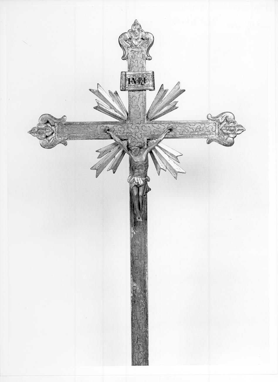 croce, opera isolata - bottega cremonese (prima metà sec. XIX)