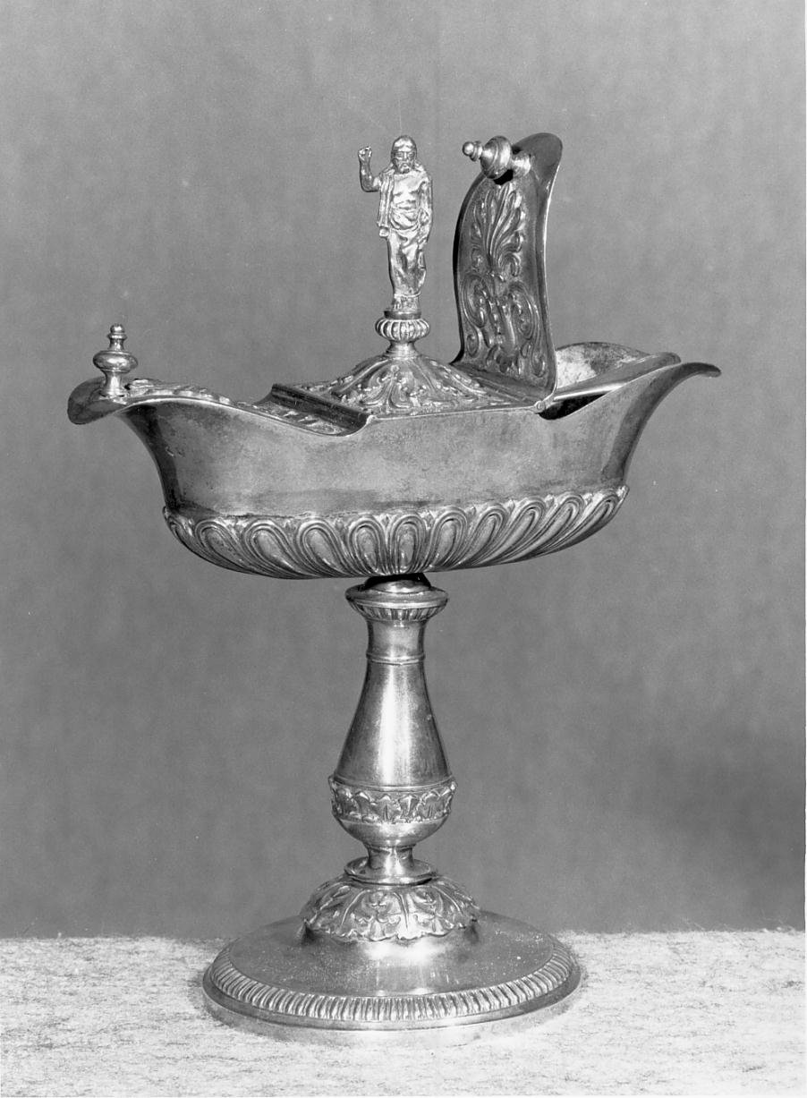 navicella portaincenso - ambito milanese (primo quarto sec. XIX)