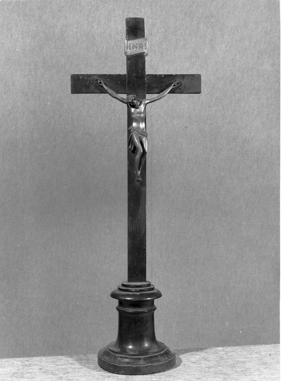 base per croce - manifattura lombarda (prima metà sec. XIX)