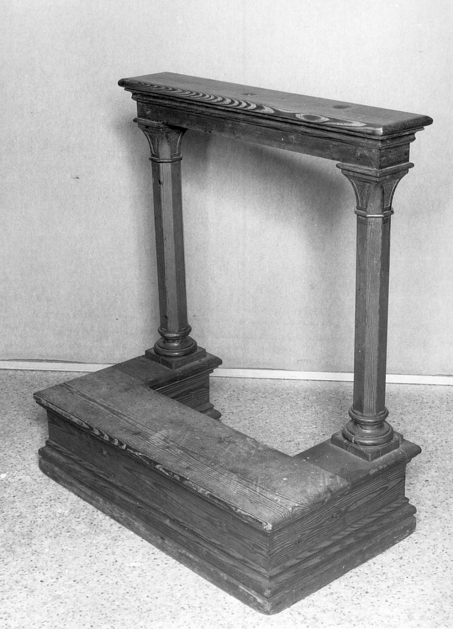 inginocchiatoio - ambito lombardo (primo quarto sec. XX)