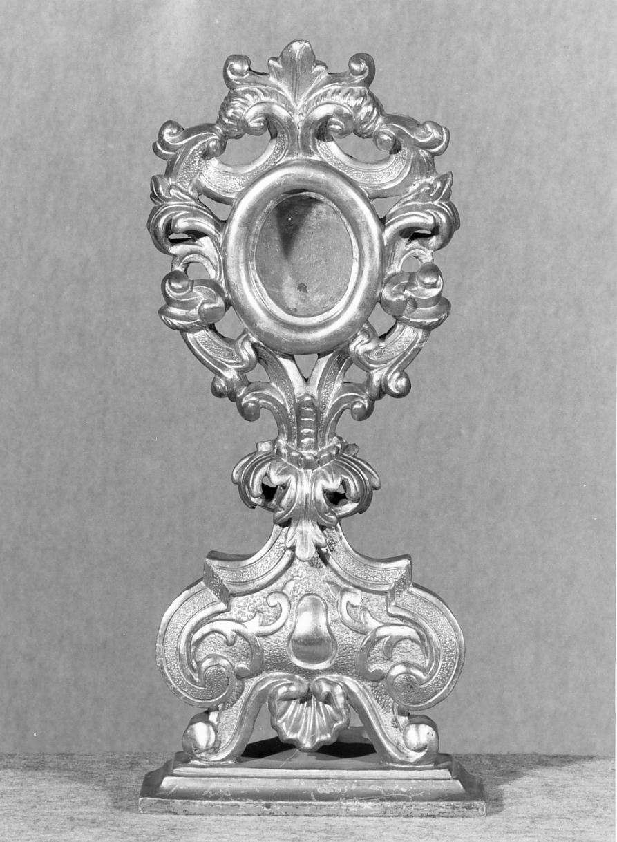 reliquiario - a ostensorio - ambito lombardo (fine/inizio secc. XVIII/ XIX)