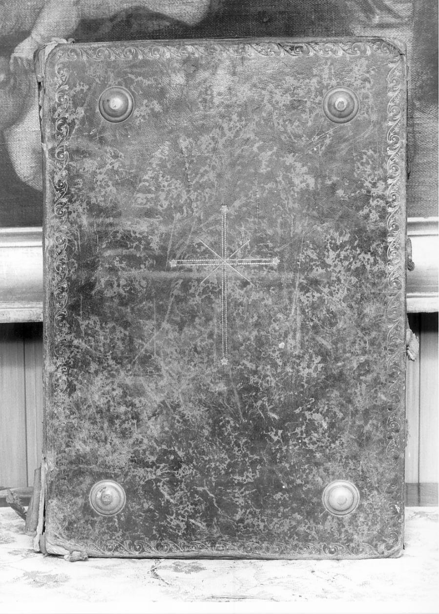 coperta di libro liturgico - ambito lombardo (sec. XIX)