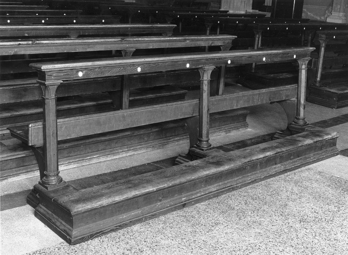 banco da chiesa - ambito lombardo (sec. XX)