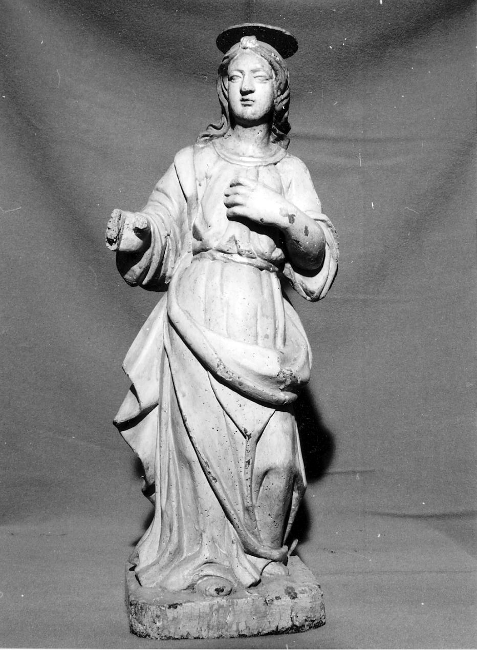 Santo apostolo (statua, insieme) - ambito cremonese (prima metà sec. XVII)