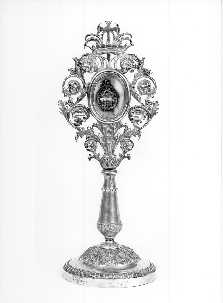 reliquiario - a tabella, opera isolata - ambito cremonese (seconda metà sec. XIX)