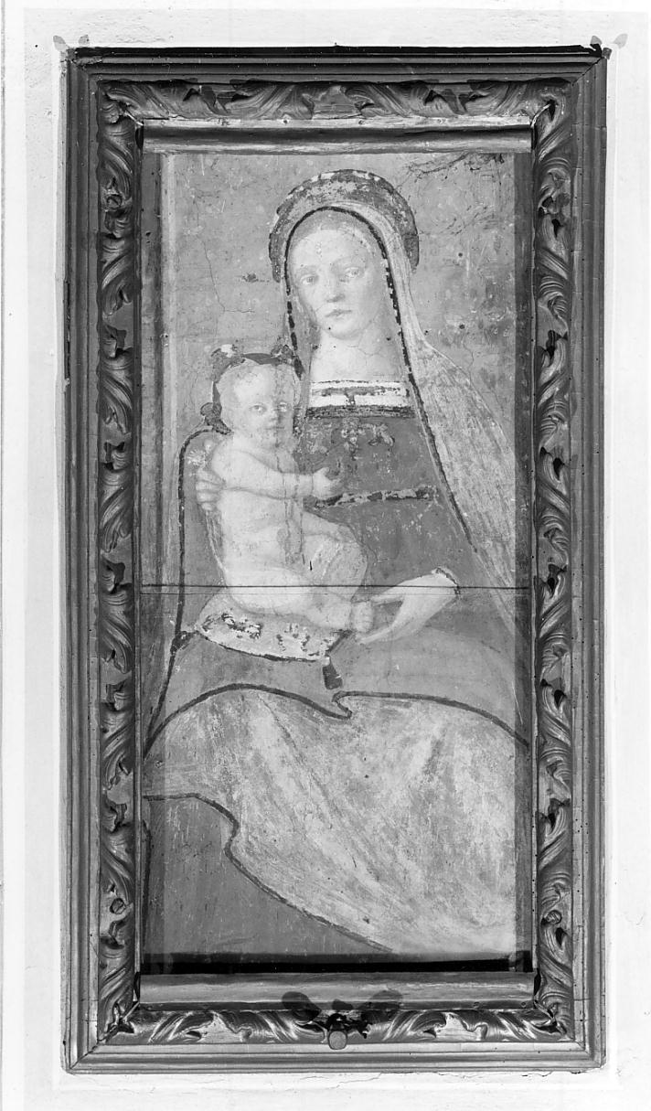 Madonna con Bambino (dipinto, insieme) - ambito lombardo (seconda metà sec. XV)