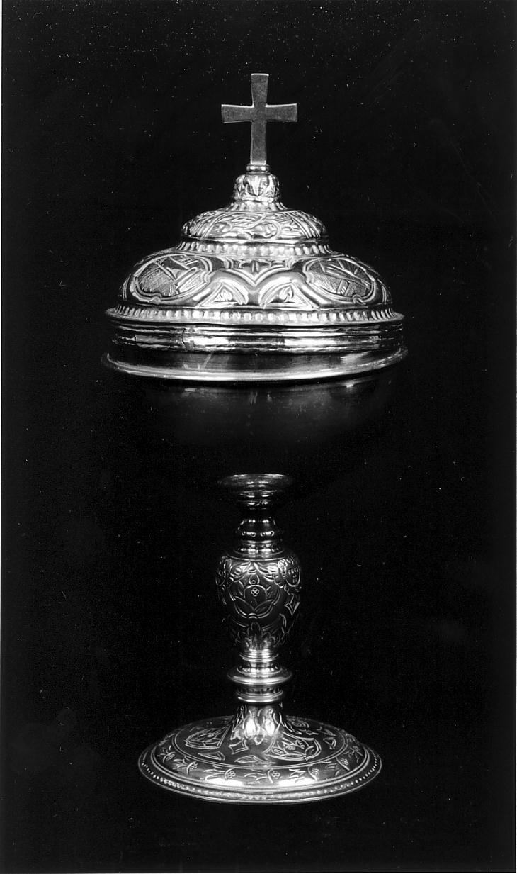 pisside, opera isolata - ambito cremonese (seconda metà sec. XIX)