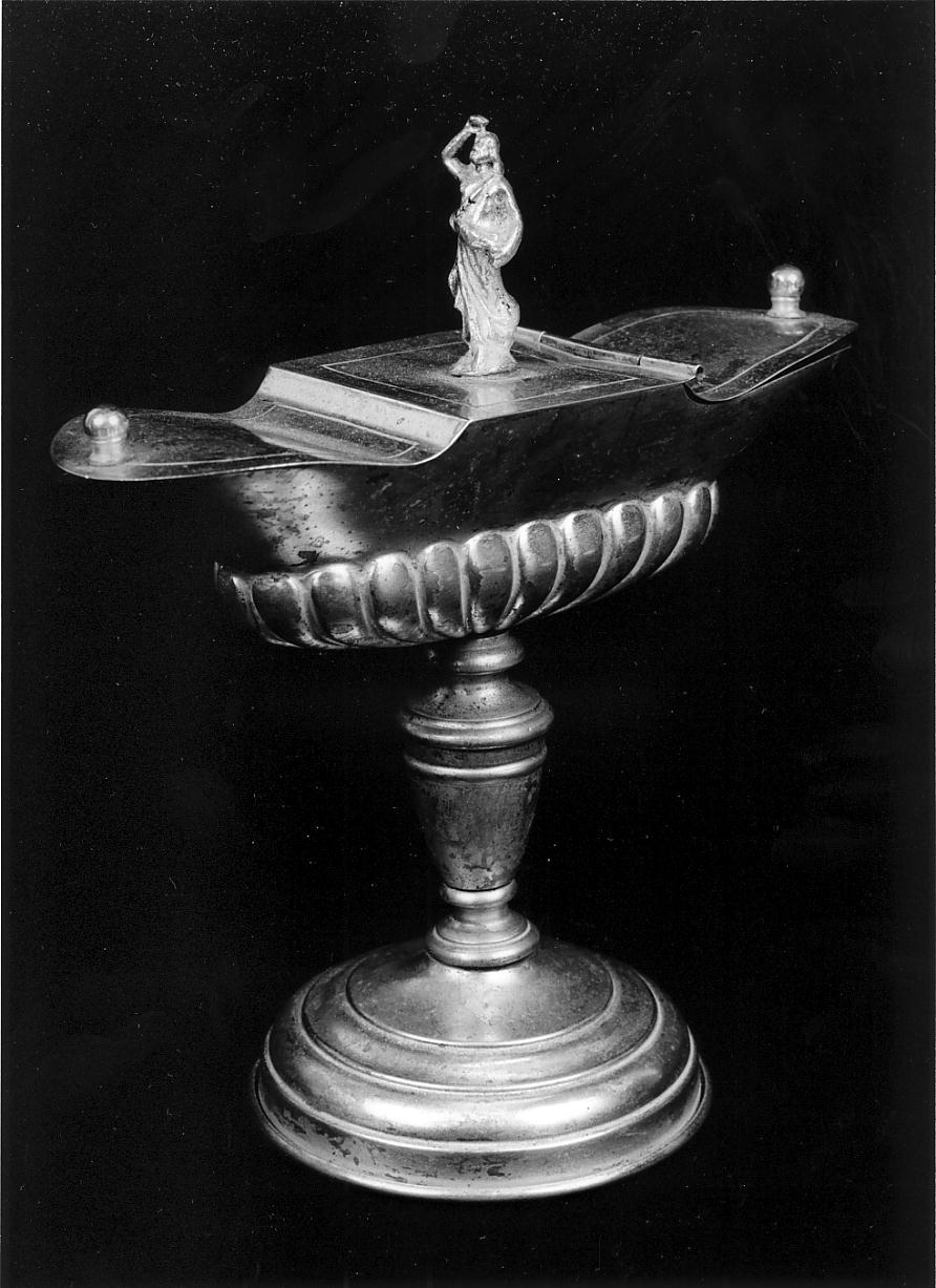 navicella portaincenso, opera isolata - ambito lombardo (prima metà sec. XX)