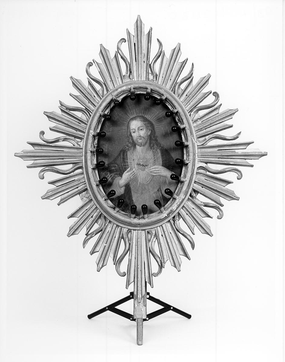 Sacro Cuore di Gesù (dipinto, insieme) - ambito lombardo (seconda metà sec. XIX)