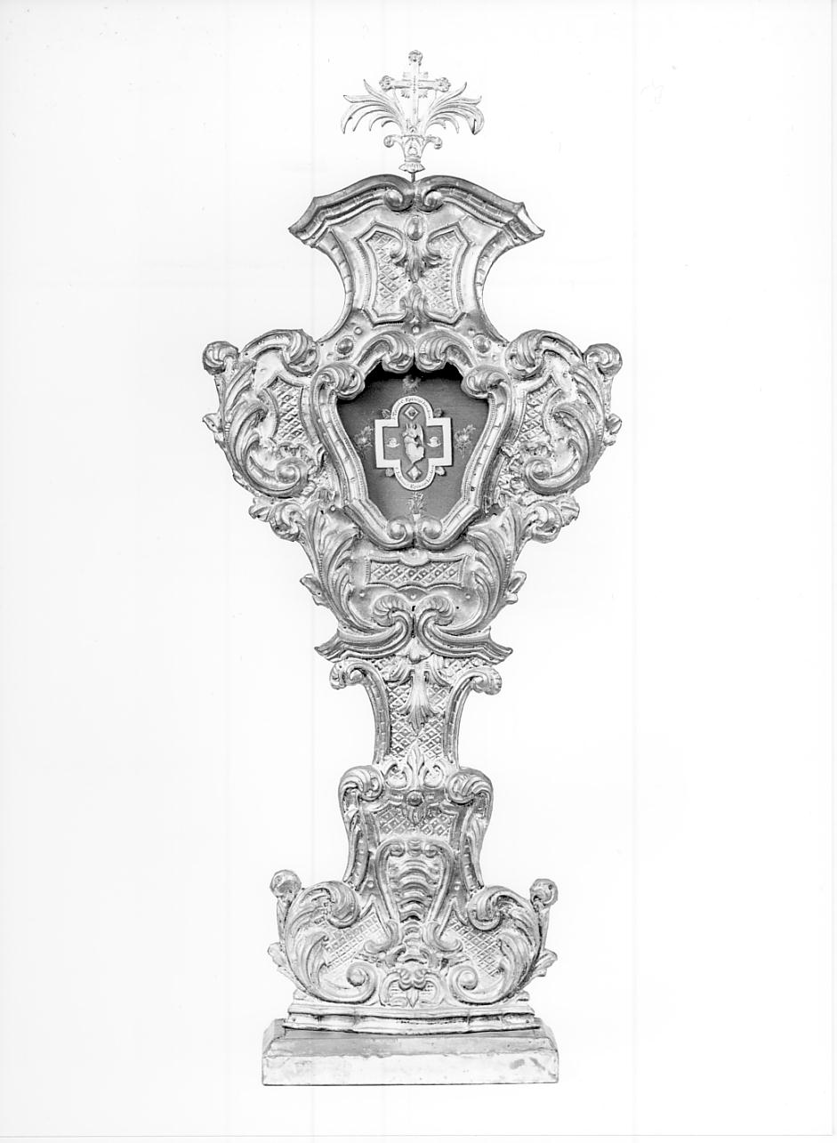 reliquiario - a ostensorio, serie - ambito lombardo (primo quarto sec. XIX)