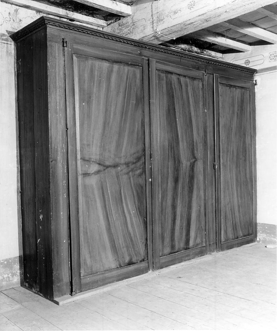 armadio - a muro, opera isolata - ambito lombardo (sec. XIX)