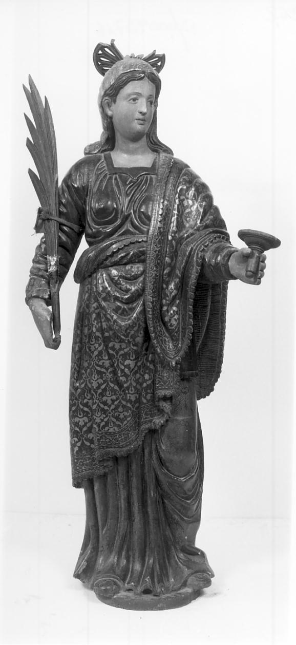 Santa Lucia (statua, opera isolata) - ambito lombardo (prima metà sec. XVI)