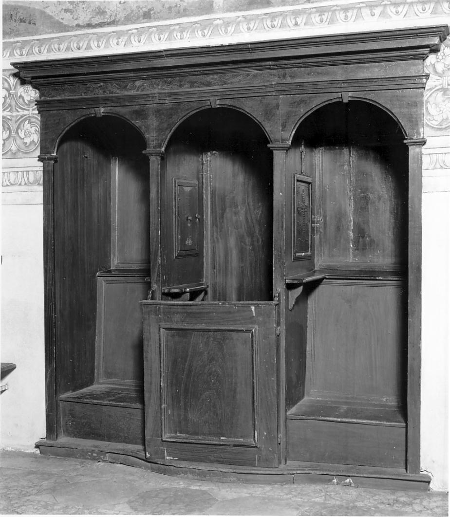 confessionale, opera isolata - ambito mantovano (fine sec. XIX)