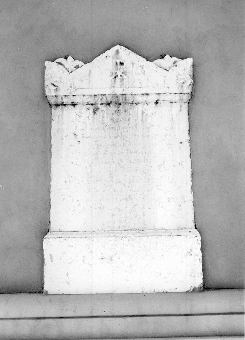 lapide - ambito lombardo (sec. XIX)