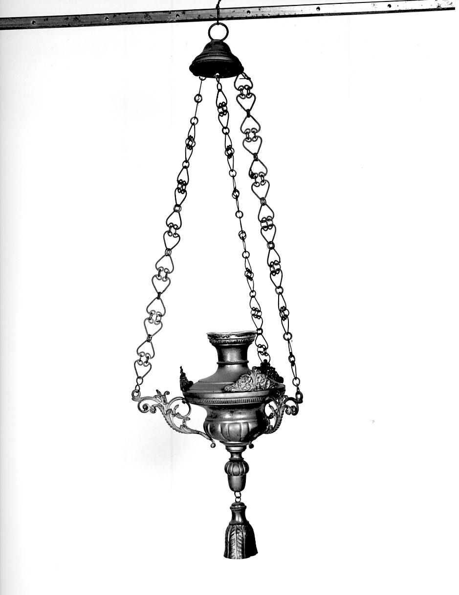 lampada pensile, serie - ambito lombardo (primo quarto sec. XX)