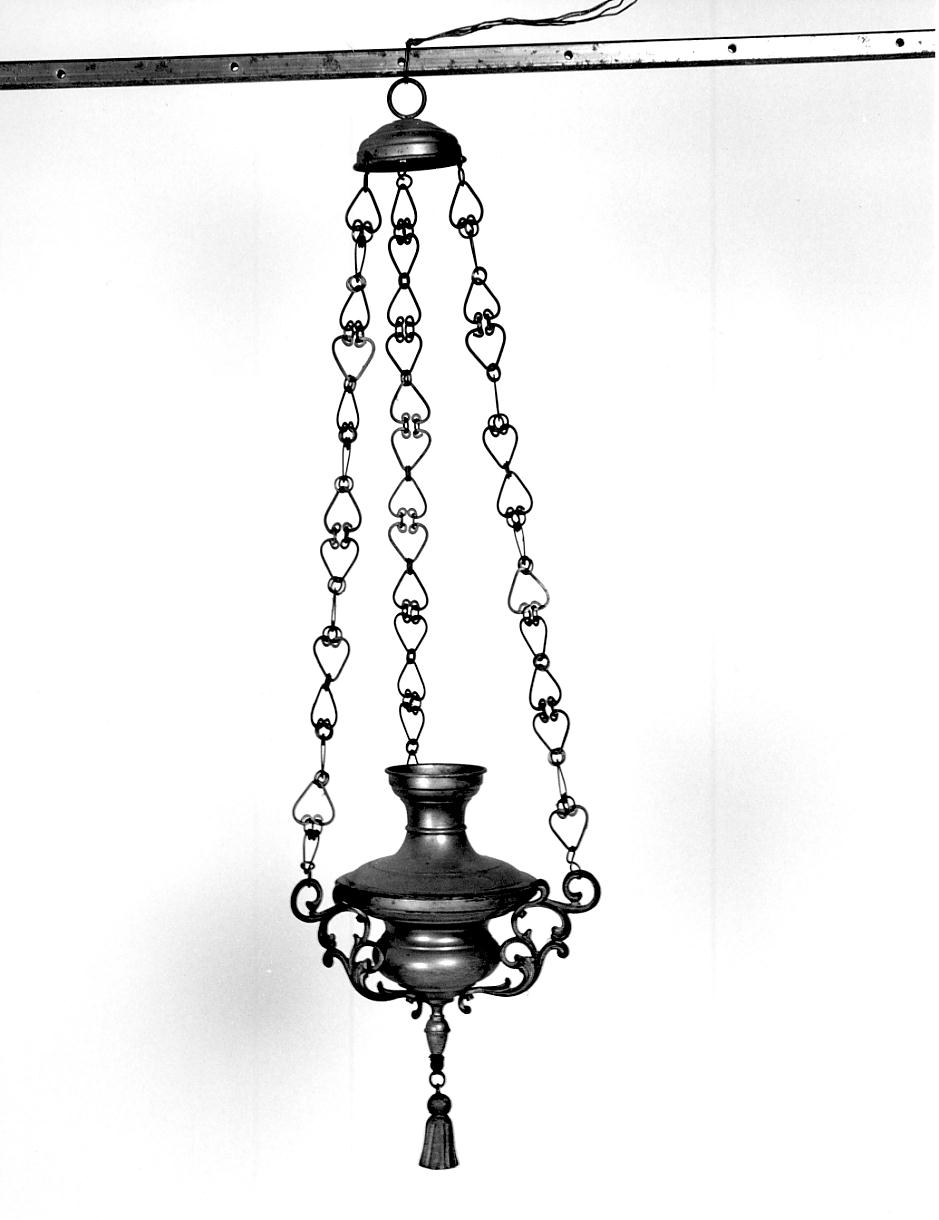 lampada pensile, serie - ambito lombardo (primo quarto sec. XX)