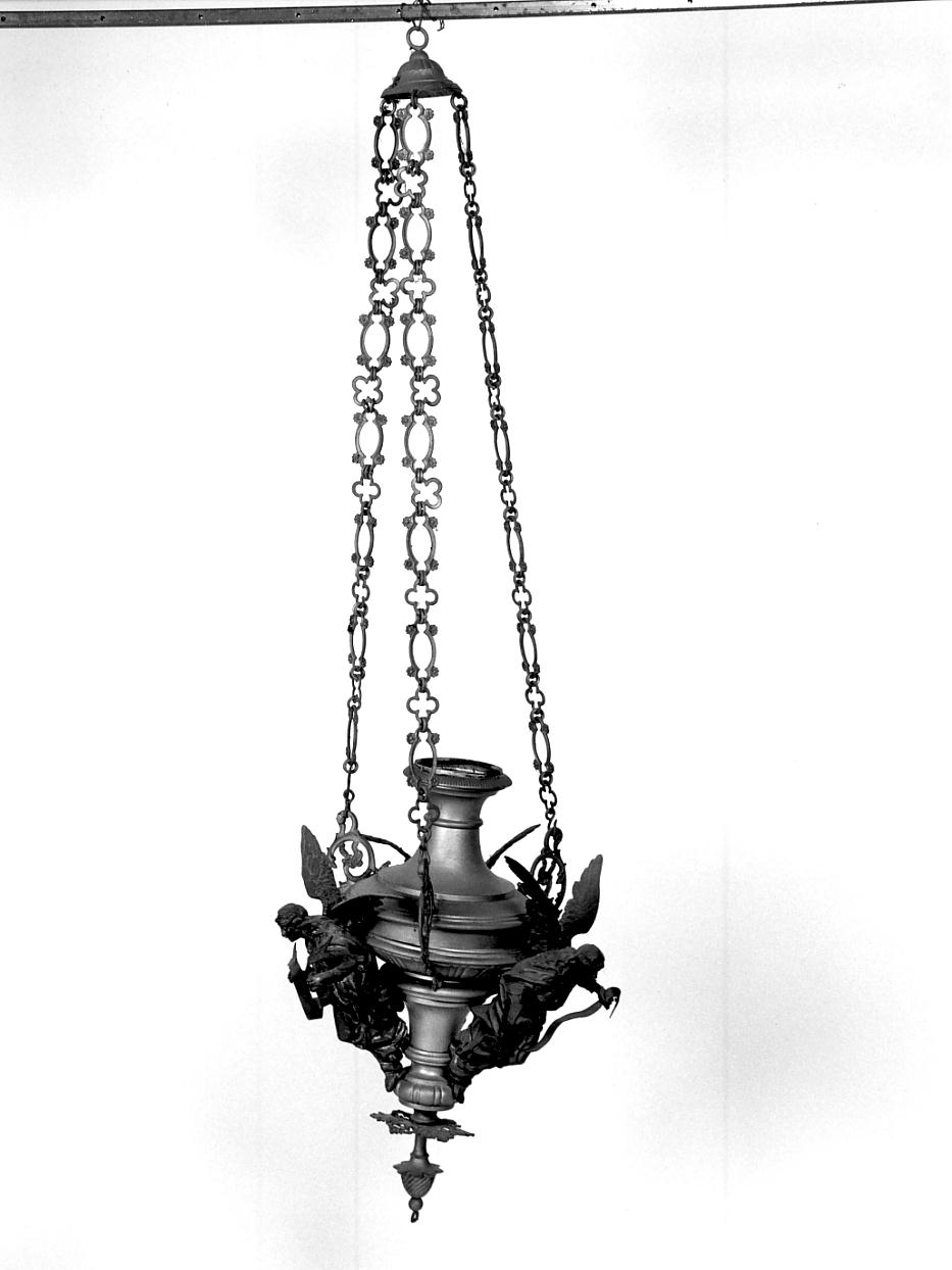 lampada pensile, serie - ambito lombardo (primo quarto sec. XX)