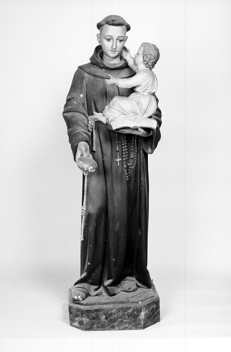 Sant'Antonio da Padova (statua, opera isolata) - ambito lombardo (primo quarto sec. XX)