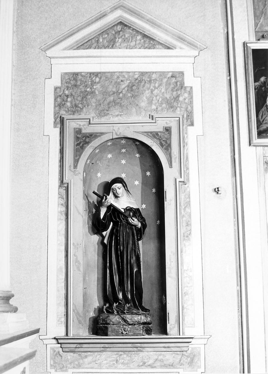 Santa Rita da Cascia (statua, opera isolata) - ambito lombardo (primo quarto sec. XX)