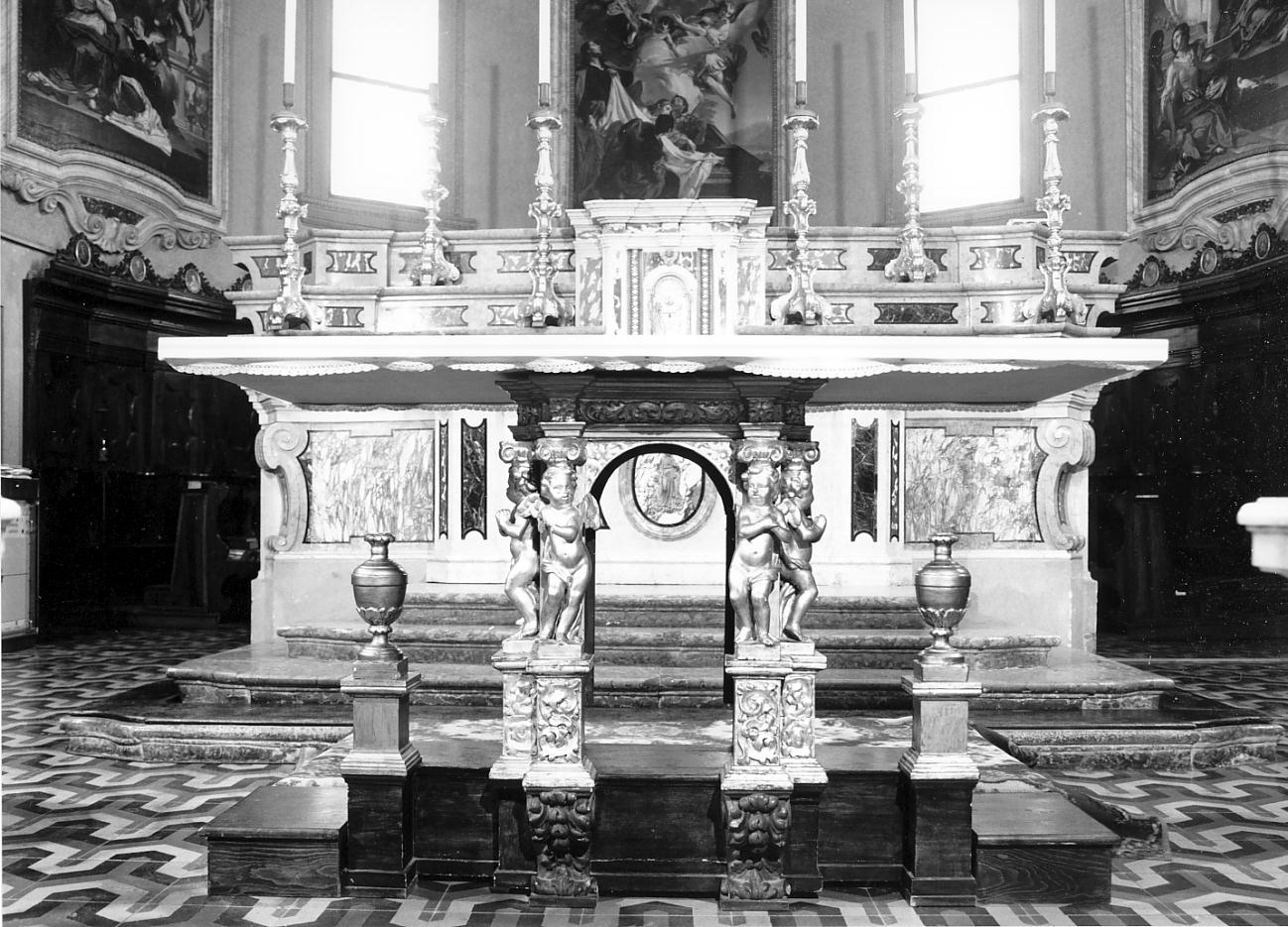 altare, elemento d'insieme - ambito lombardo (fine/inizio secc. XVII/ XVIII)
