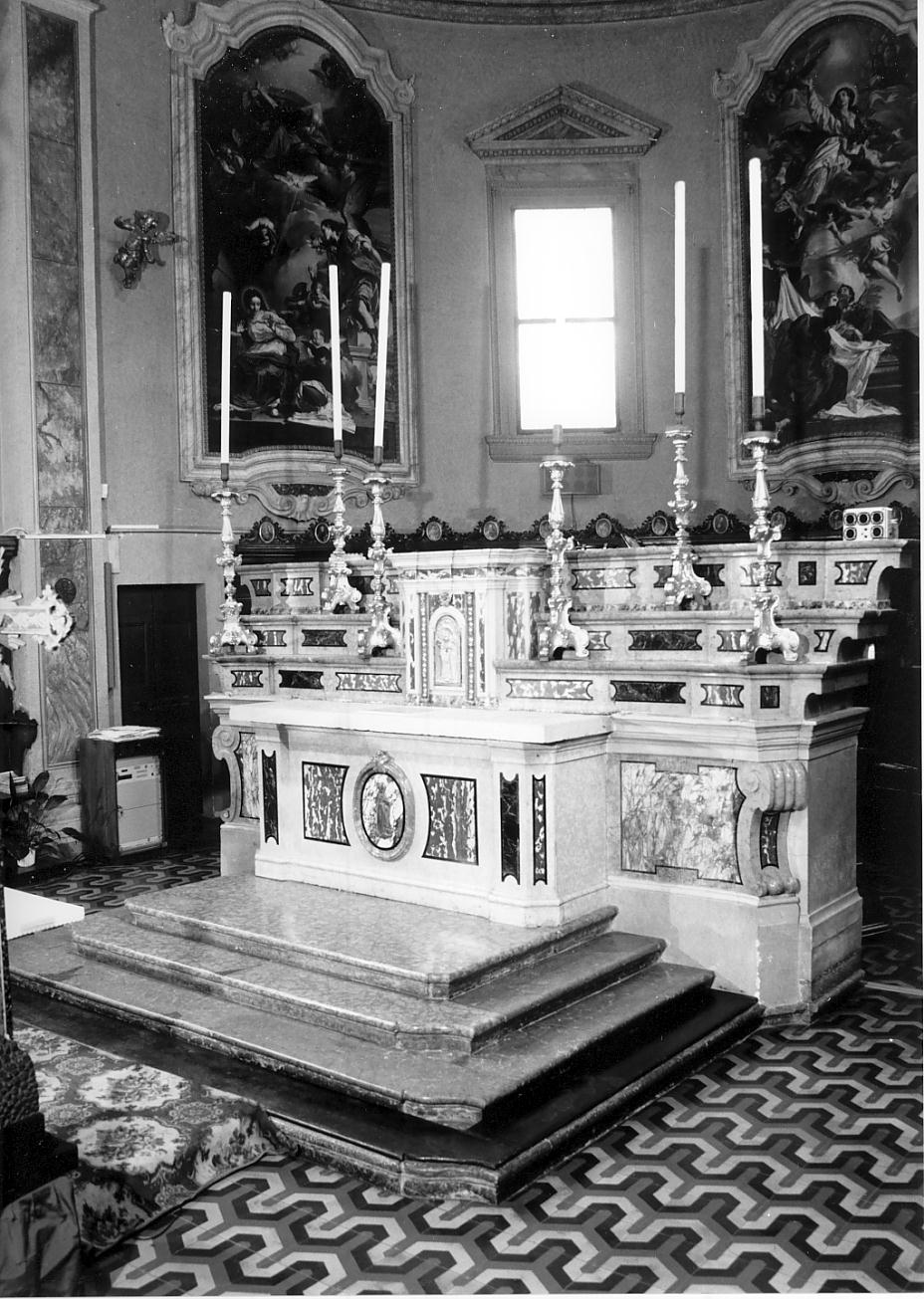 altare maggiore, insieme - ambito mantovano (secc. XVIII/ XIX)