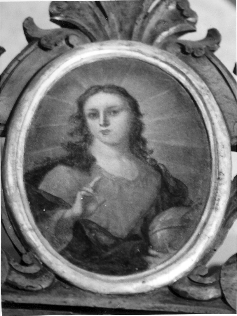 Cristo Salvatore (medaglione, serie) - ambito mantovano (prima metà sec. XVIII)