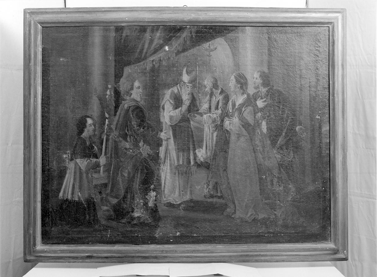 presentazione di Gesù al tempio (dipinto, opera isolata) - ambito veneto (prima metà sec. XVIII)