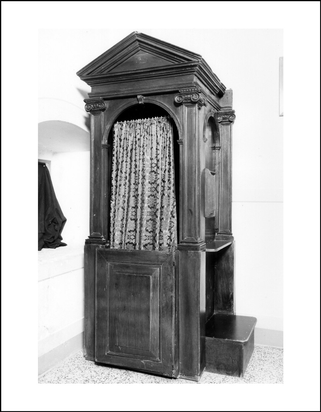 confessionale, opera isolata - ambito lombardo (sec. XIX)