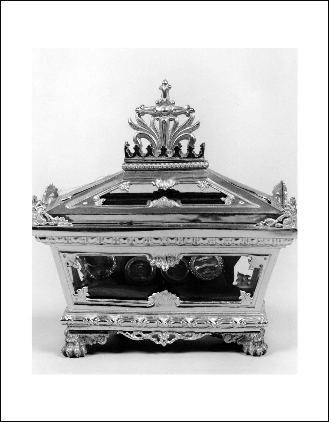 reliquiario, opera isolata - produzione lombarda (sec. XIX)