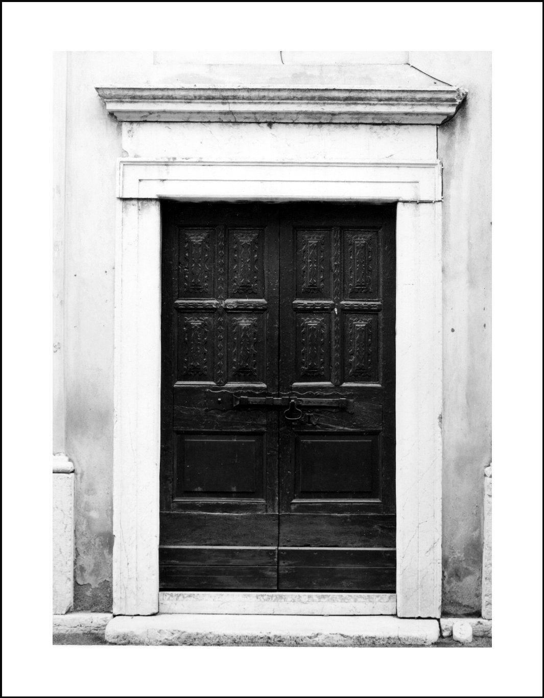 porta - a due battenti - ambito lombardo (sec. XVIII)