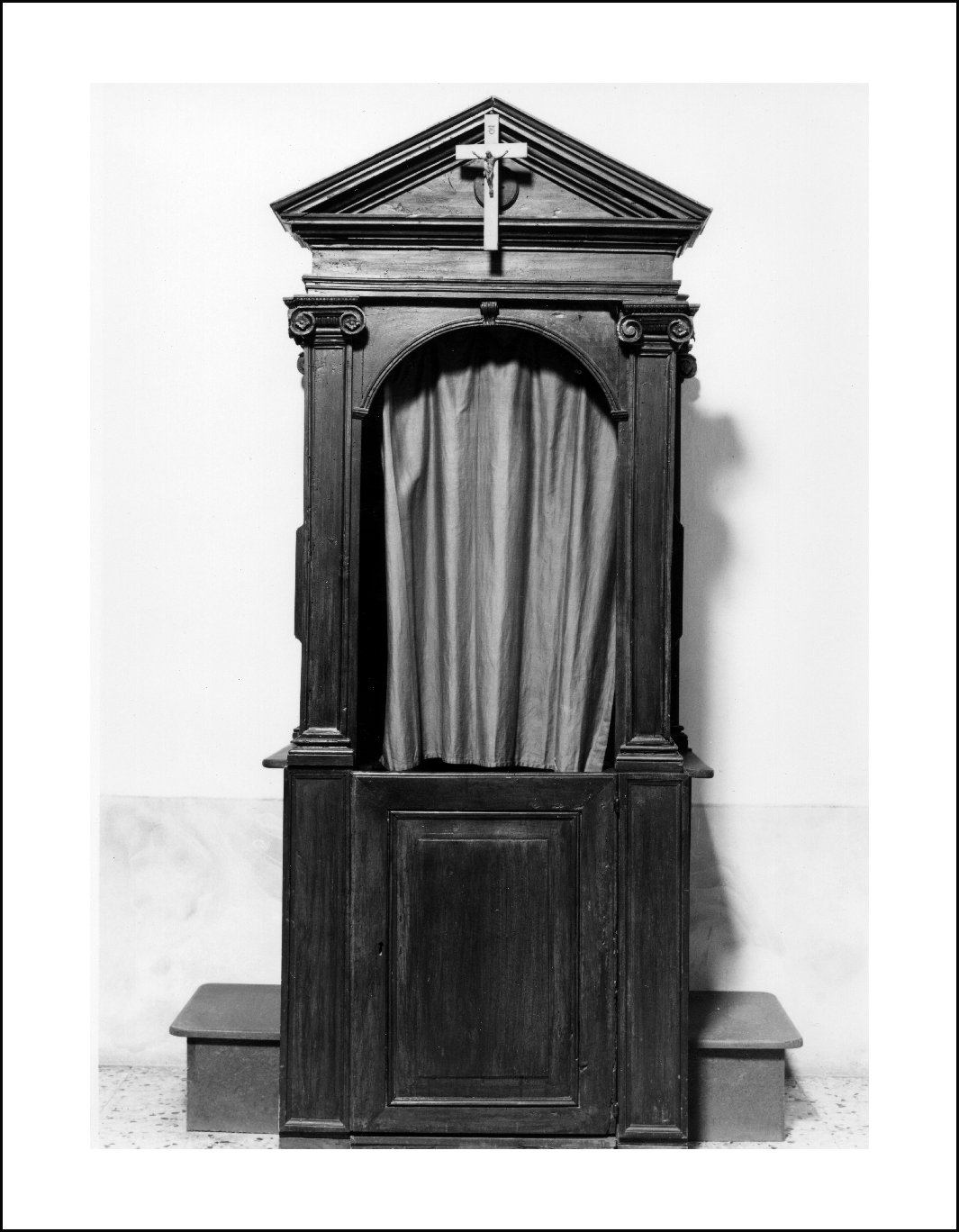 confessionale, opera isolata - ambito lombardo (sec. XIX)