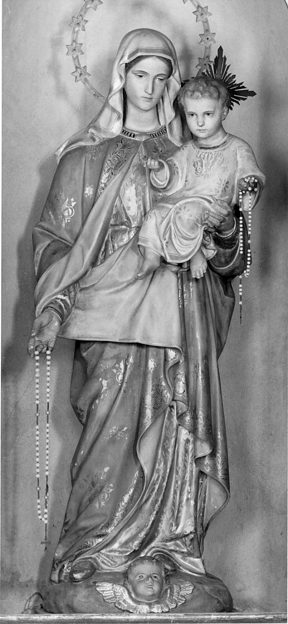 Madonna con Bambino (statua, elemento d'insieme) - ambito lombardo (prima metà sec. XX)