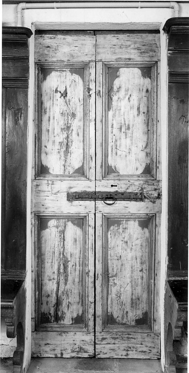 porta - a due battenti, opera isolata - ambito lombardo (seconda metà sec. XVIII)